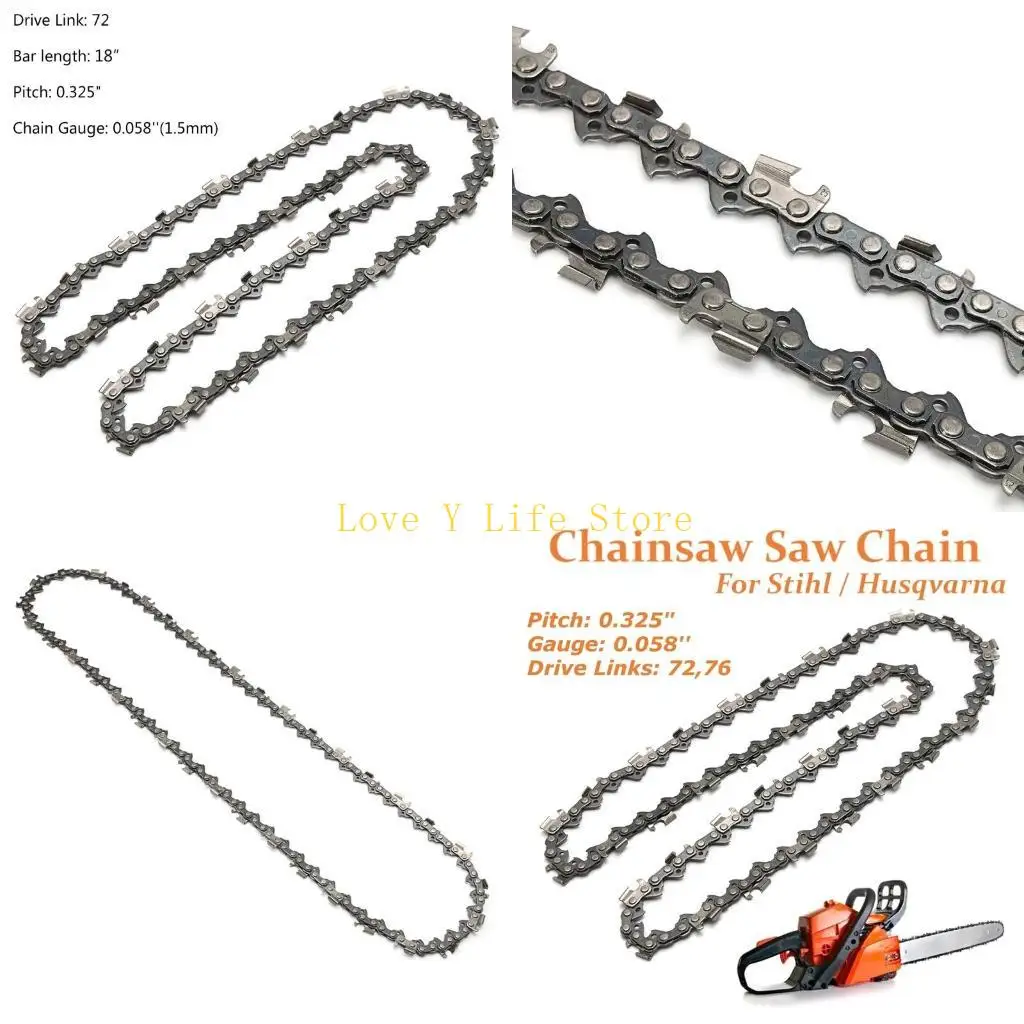 

L74C 20 Inch 72 76 Drive Link Chainsaw Blade Blade Cutting