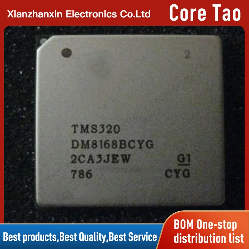 

1PCS/LOT TMS320DM8168BCYG TMS320DM8168 DM8168BCYG BGA Digital signal processor chip