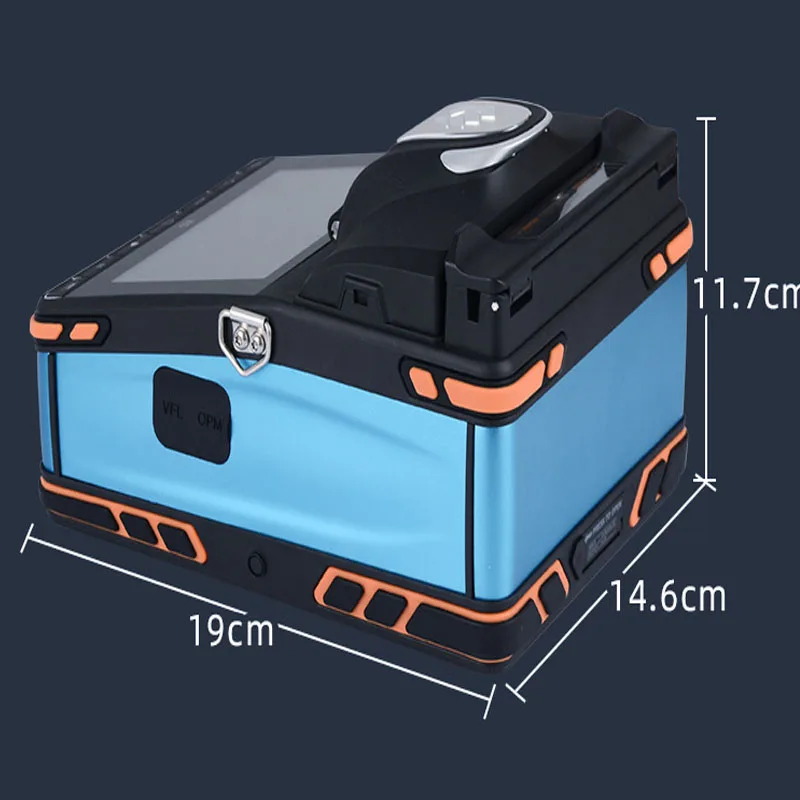 Imagem -02 - Máquina de Emenda de Fibra Óptica k5 Fiber Fusion Splicer Motor Vfl Opm Disponível em Espanhol Francês Português Russo Inglês