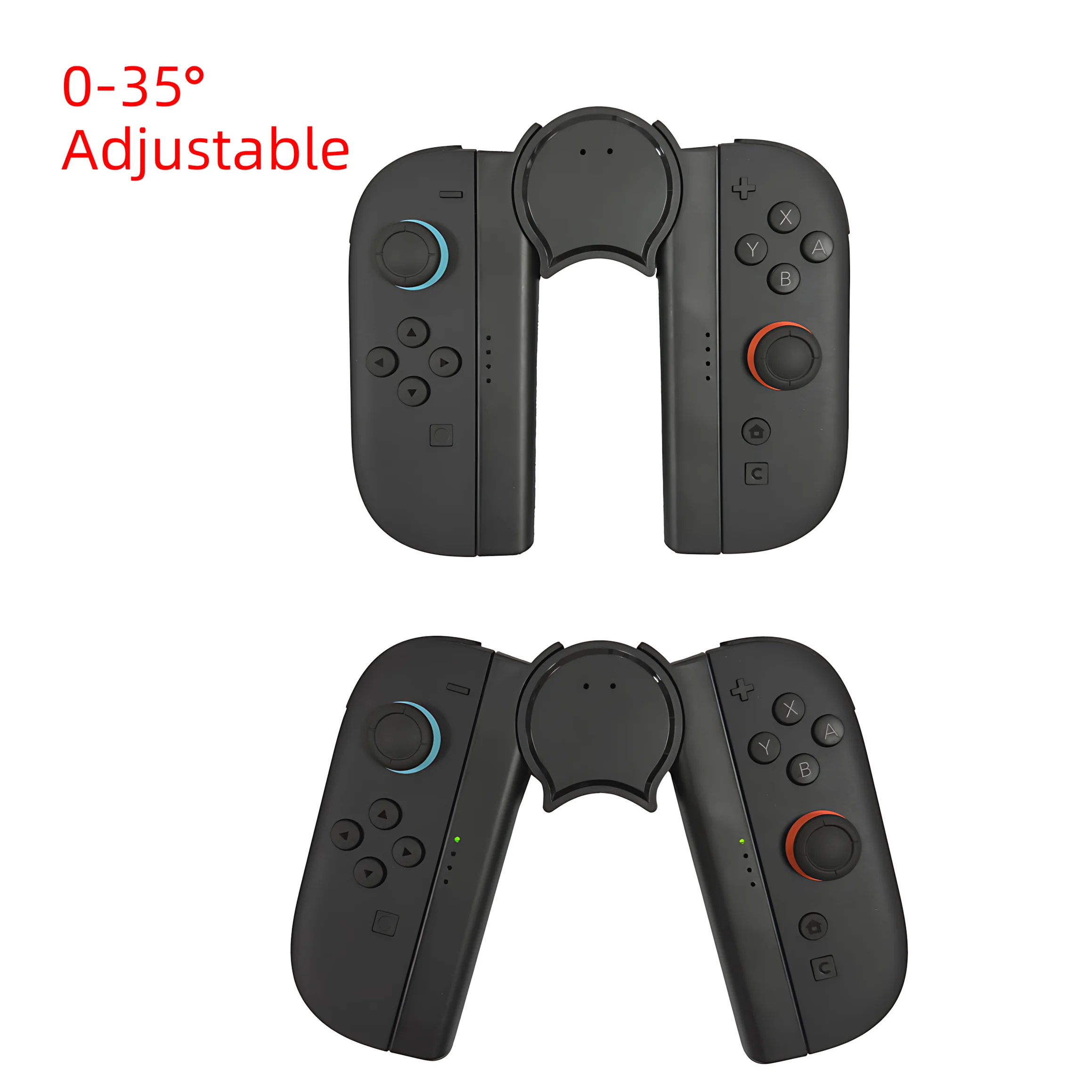 Base de Carga STK-S101 para Switch 2 Joy-Con – Indicador LED, Ángulo Ajustable, Juega Mientras se Carga