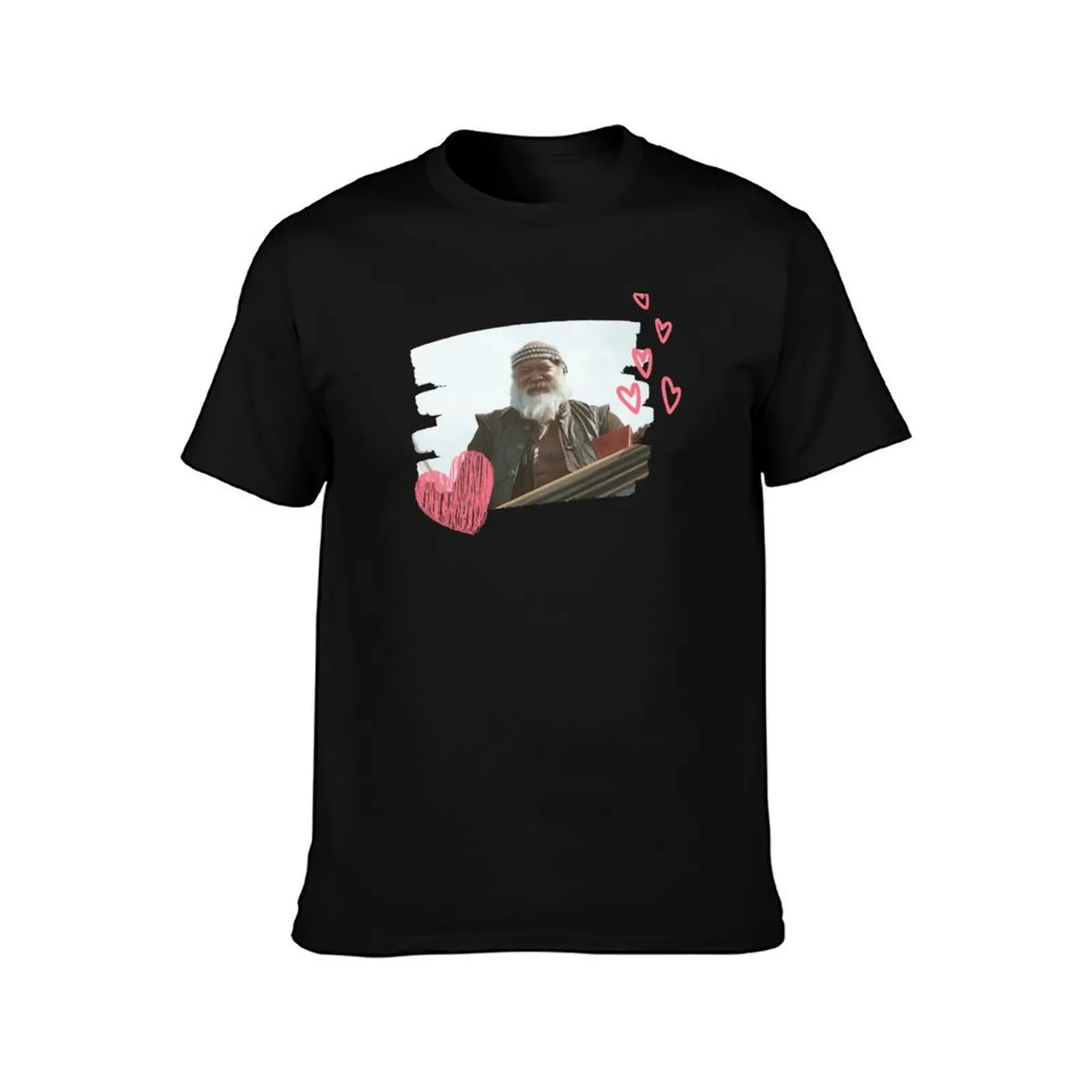 Fang Hearts T-Shirt Active Sports Short Sleeve Cotton Shirt T-Shirt