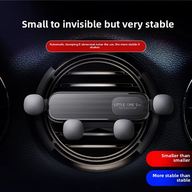 Car Mobile Phone Holder Car Out Trend Navigation Car Gravity Invisible Telescopic Fixed Bracket Phone Holder Phone Holder