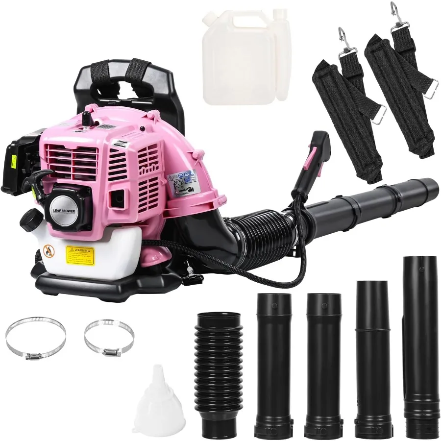 

52CC 2-Stroke Backpack Gas Leaf Blower for Lawn Care Yard Maintenance Up to 550 CFM High-Performance Airflow Powerful Debris an