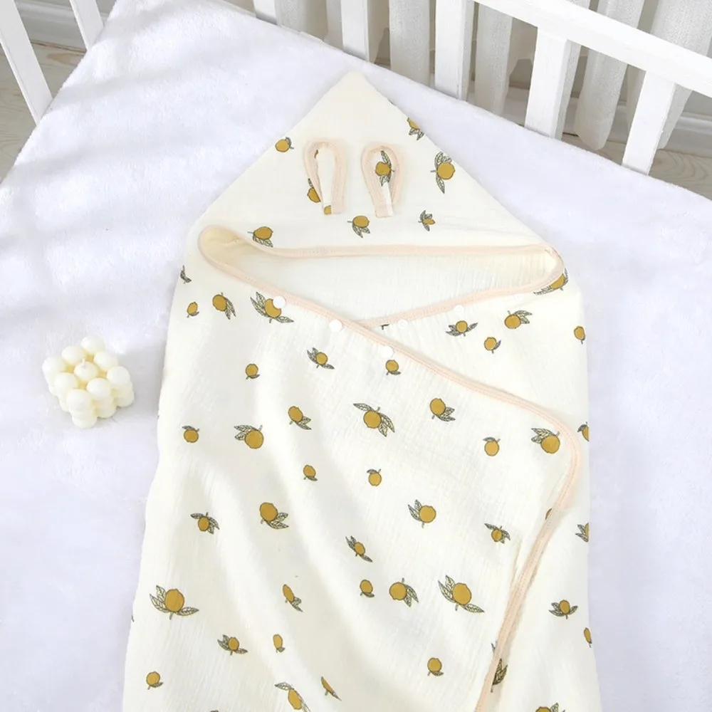 

Pure Cotton Baby Crepe Cloth Double-layer Gauze Little Bear Printed Delivery Room Bag Breathable Material Single Layer