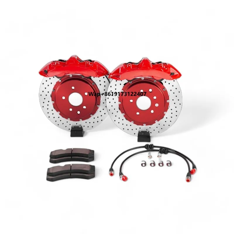 

Комплект 18-дюймовых тормозных суппортов для автомобиля, 6-поршневые тормозные колодки и диски GT6 для Elgrand