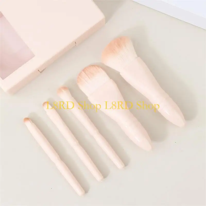 l8rd 5 pcsメイクアップブラシセット化粧品ブラシセットフルフェイスメイクアップブラシ