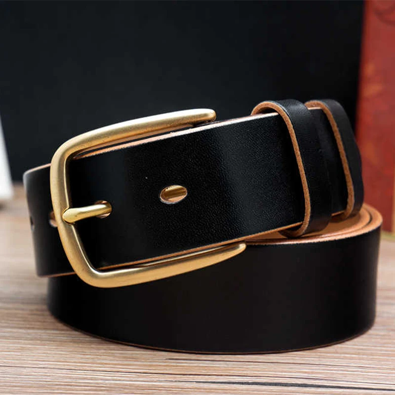 Mens belts, Men's leather belt, top layer cowhide Needle buckle belt, jeans with belt, leather casual formal wear