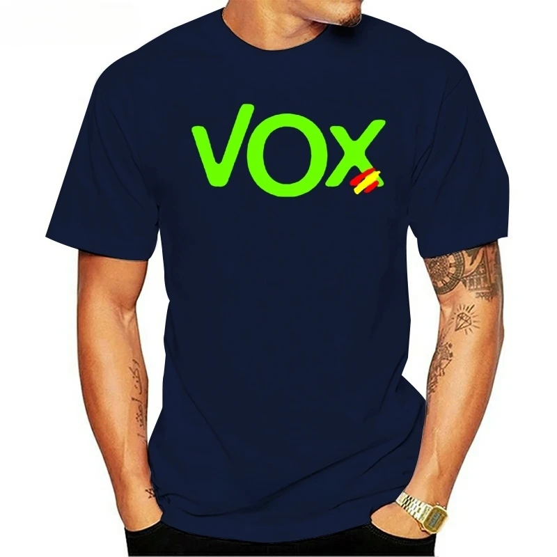 cotton tshirt men summer fashion t-shirt euro size summer tshirt T-Shirt - Roly Logo Vox Spain Newest Fashion Tee Shirt