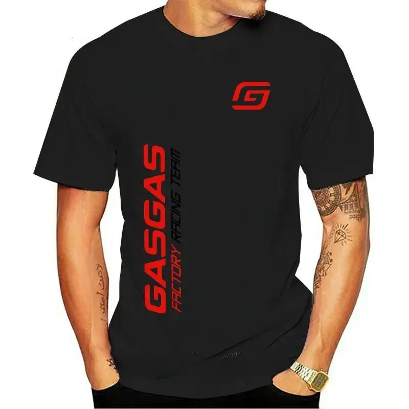 Fashion Popular Men's Clothing GASGAS Factory Racing Team Printed T-shirt Short Sleeve Cotton Casual Comfortable Men's Clothing