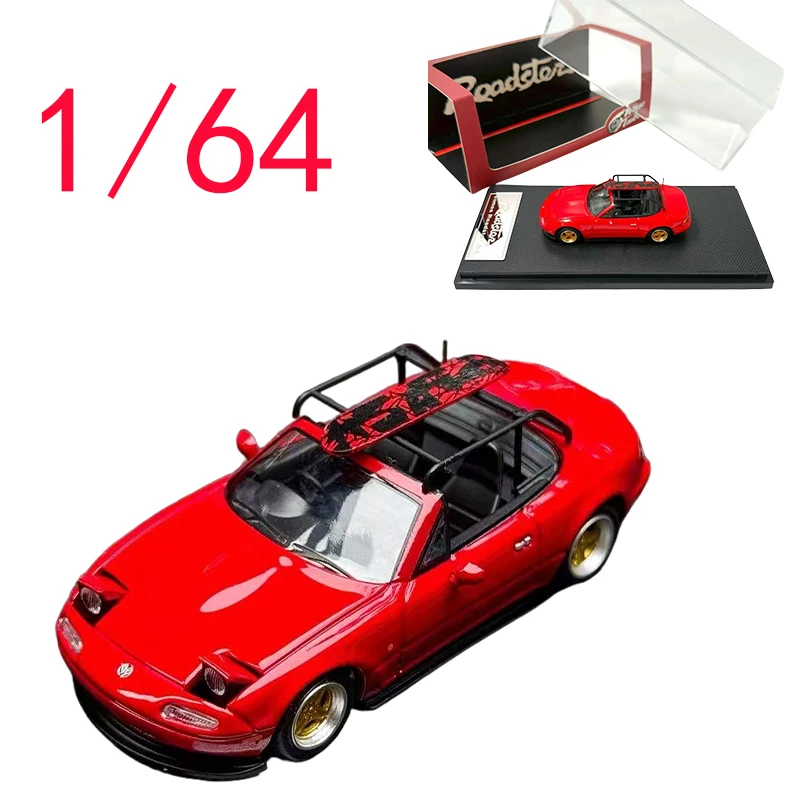 

Mazad Micro Turbo MT MX5, литая под давлением модель автомобиля из сплава в масштабе 1/64, игрушки для мальчиков, подарок