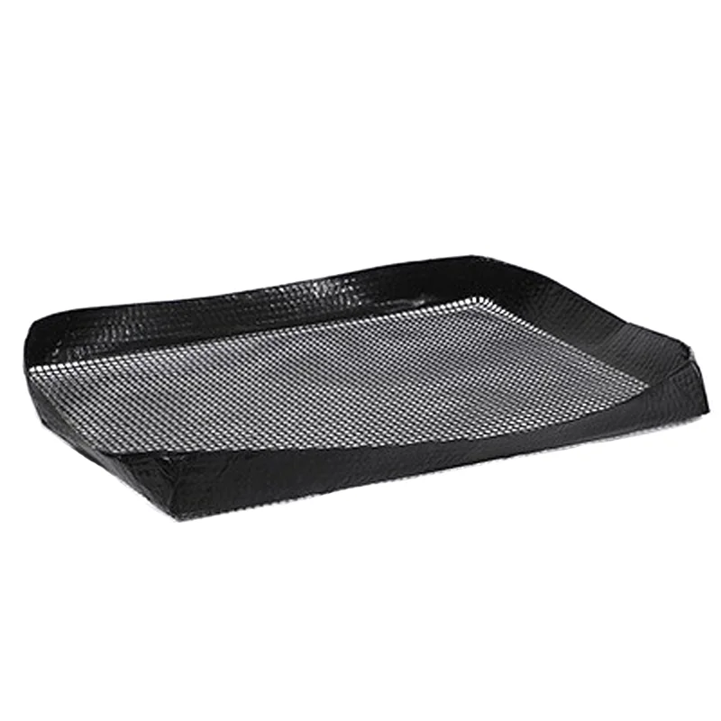 Non-sticky PTFE Fiberglass Fabric ptfe Teflonning Outdoor BBQ Charcoal Grill Mesh Serving Tray Basket