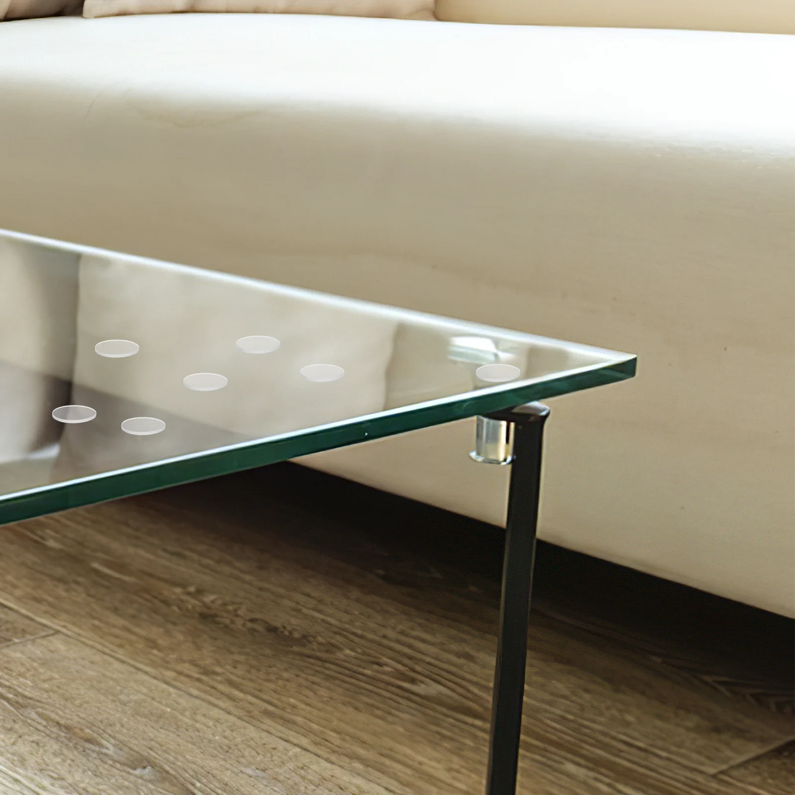 50 قطعة منصات شفافة عدم الانزلاق واضح جولة المضادة للانزلاق مصدات للزجاج القهوة طاولة طعام حامي قدم للأثاث #2