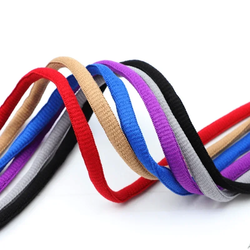 24-Color Half-Round Oval Shoelaces for Sports Running Shoes Adjustable Length 100cm/120cm/140cm/160cm/180cm 1 Pair per Pack