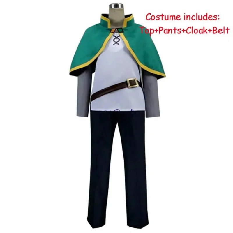 

Аниме KonoSuba Божье благословение в этом чудесном мире костюмы Satou Kazuma косплей Хэллоуин Kono Subarashii Sek ZW3406s;2,k'5,