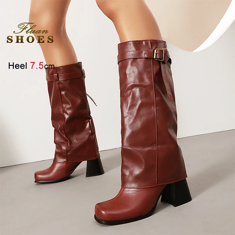 7.5CM Chunky Heel R… - image