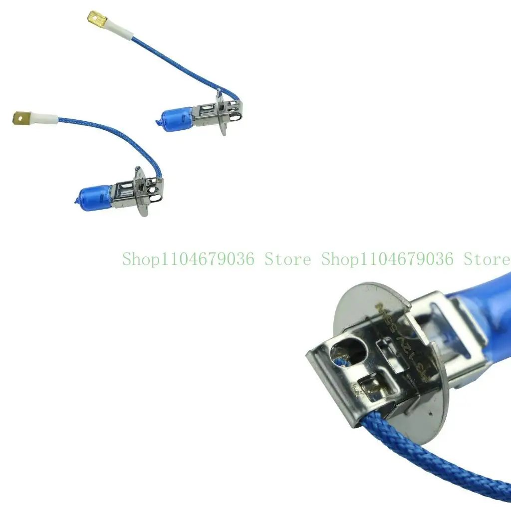 

652f 2pcs Изыскательную светодиодную лампу для автомобильной фары 12 В/55 Вт Галогена Галогена