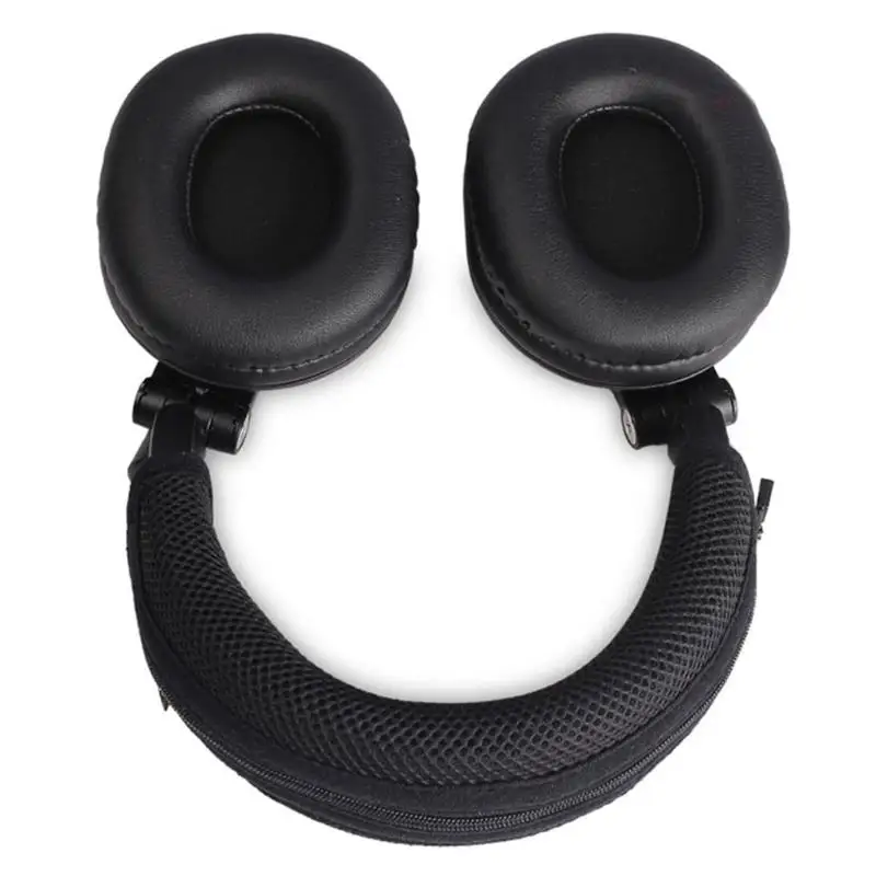 Convenient Zipper Headband Cover Sleeve for ATH M50X Headphones Headbeam Protector Easy to Use and Maintain Cloth Sleeve