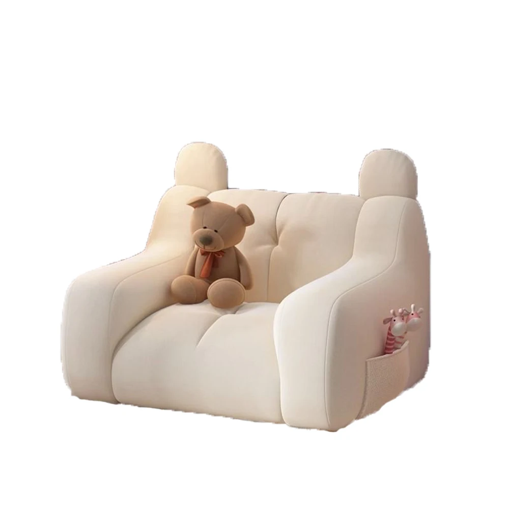 Cute Small Sofa Chair Family Living Room Bedroom Children\'s Sofa Bear Chair with Backrest Lazy Person Sofa Chair Cartoon Chair