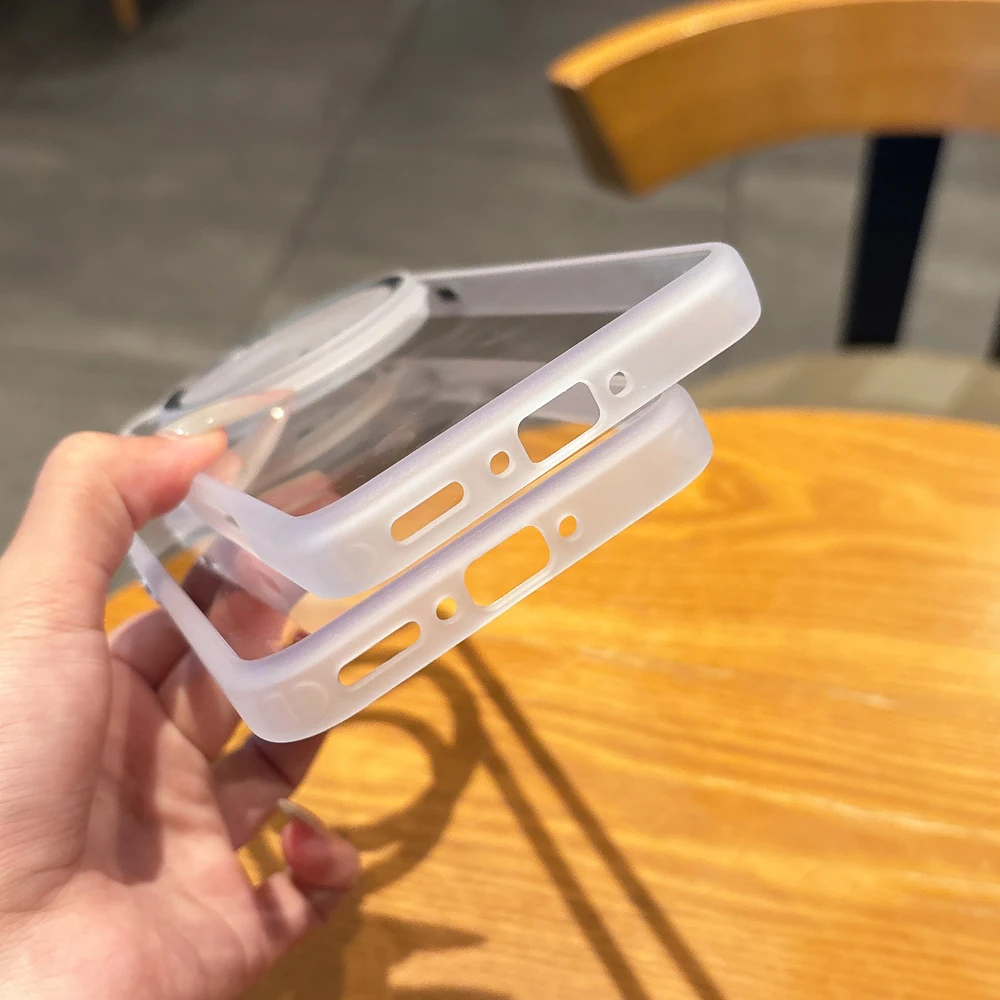 Luxury HD Transparent Shockproof Bumper Case For OPPO Find X8 Pro X8 Ultra Clear PC+Metal Frame Protection Cover funda