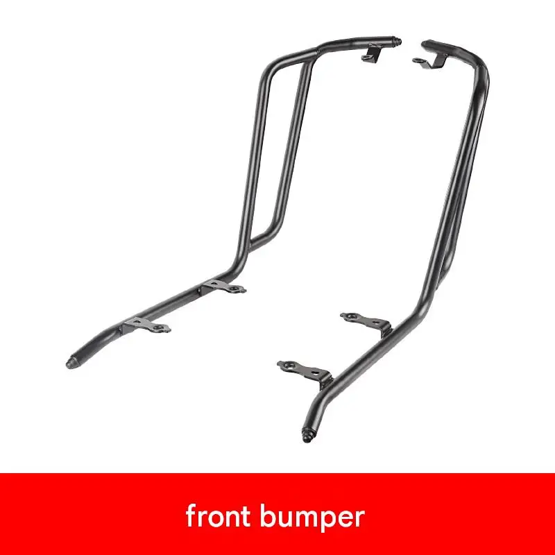 Full Surround Front & Rear Crash Bar with Exhaust Guard, Anti-Fall Comfort Aftermarket Mod Parts Fit for Honda NWF150