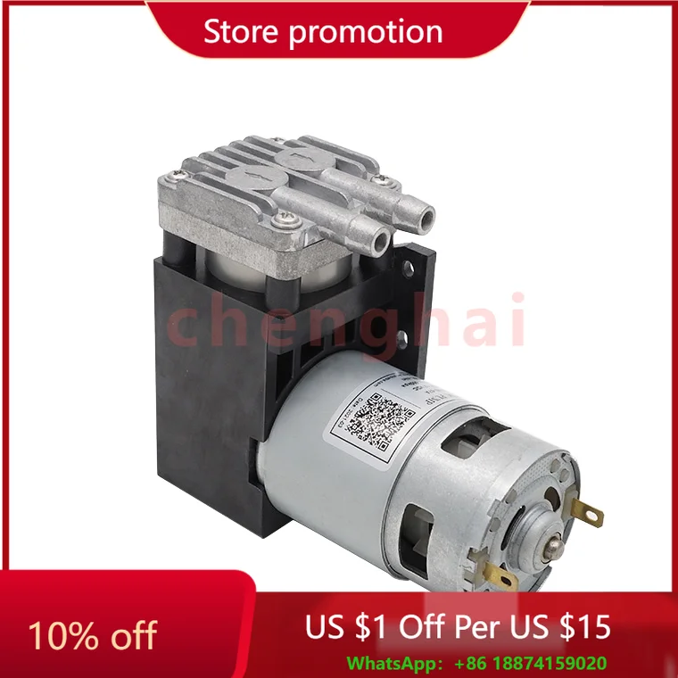 

Высокопроизводительный 40 л/мин, 6,5 бар, 85 кПа для вакуумной терапии или надувной кровати, мини-поршневой воздушный и вакуумный насос