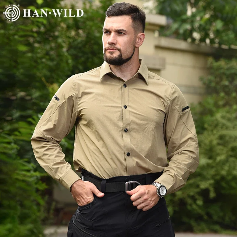 Outdoor Camping Shirts Men Tactical Airsoft Shirt Casual Quick Drying Men Clothing Combat Long Sleeve Hunt Climbing Clothes