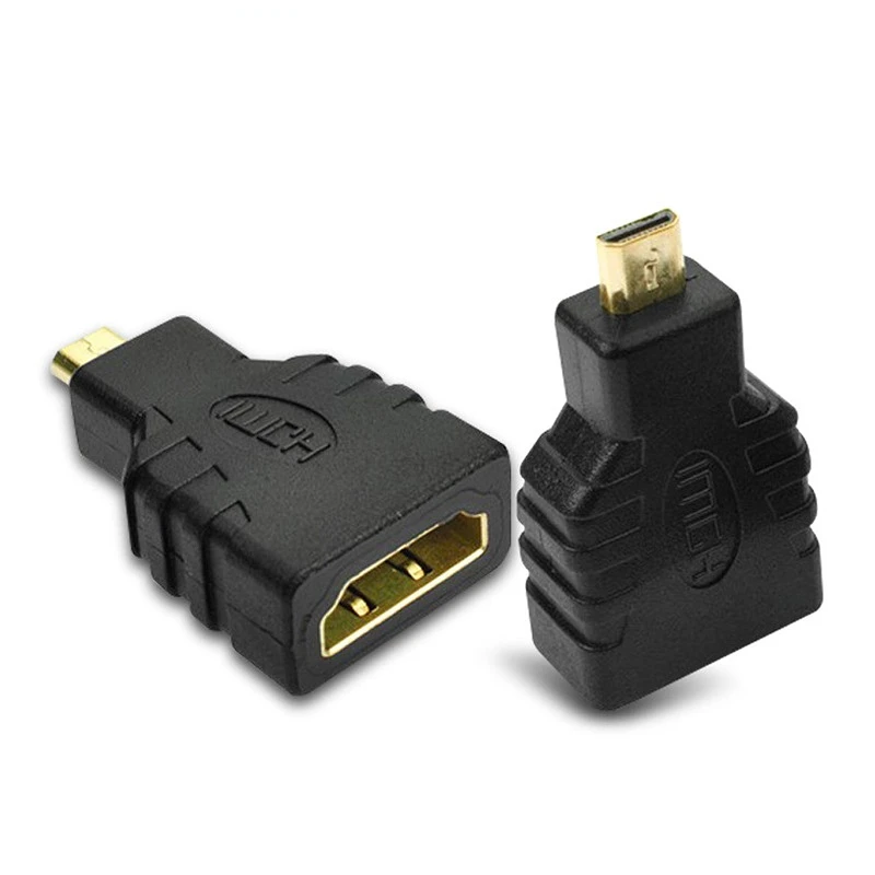 New Generic Micro HDMI-M To HDMI-F Adapter Micro HDMI-Compatible Type D To HDMI Female Converters Adapter for Microsoft Surface