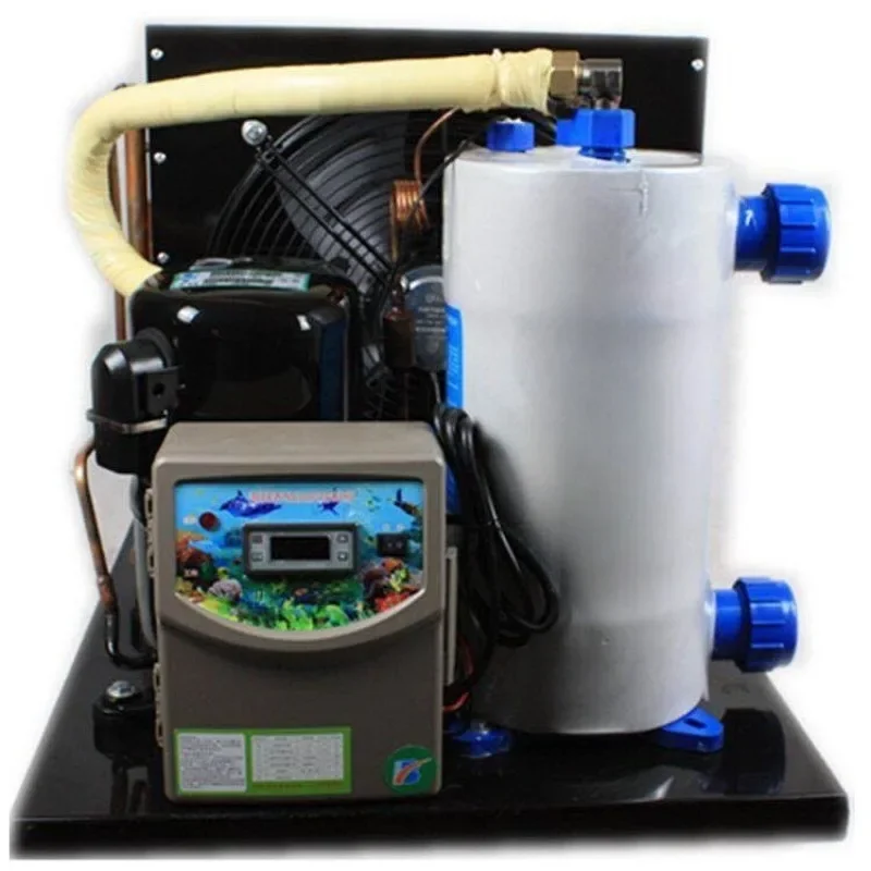 

R410a Seafood Fish tank Chiller Cooling Water Refrigerator Seafood Machine