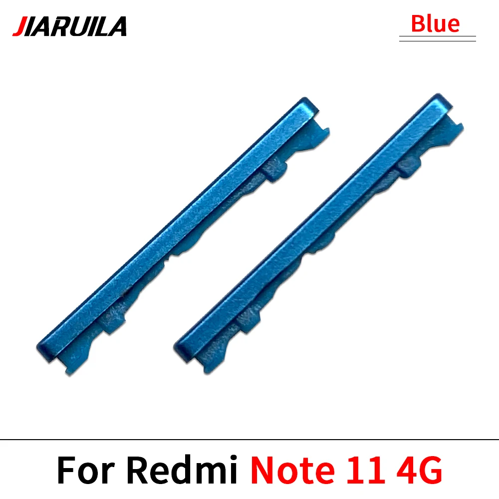 Side Power Key + Volume Button For Xiaomi Redmi Note 11S 11 Pro 4G 5G ON OFF Volume Up Down Replacement Parts