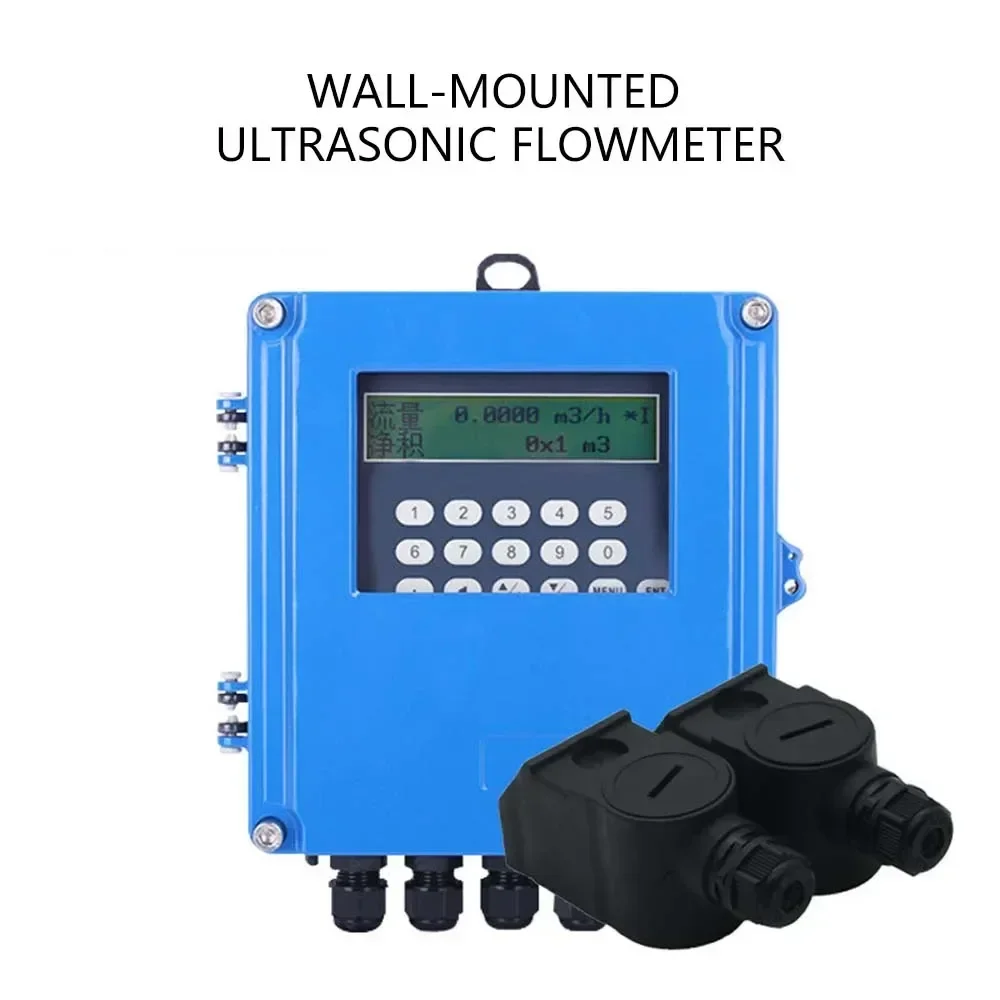 Medidor de Flujo Ultrasónico Tipo Tubería, Sonda de Sensor Ultrasónico de Tipo Abrazadera Externa, Medidor Ultrasónico de Calor y Frío Tipo Dividido, ¡VENTAS CALIENTES!