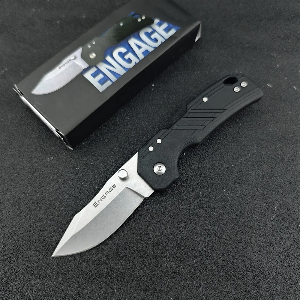 Survival COLD Engage 35DPLC Pocket Knife Folding Knife 440c Blade Nylon Fiber Handle Outdoor Hunting Camping EDC Tactical Knives