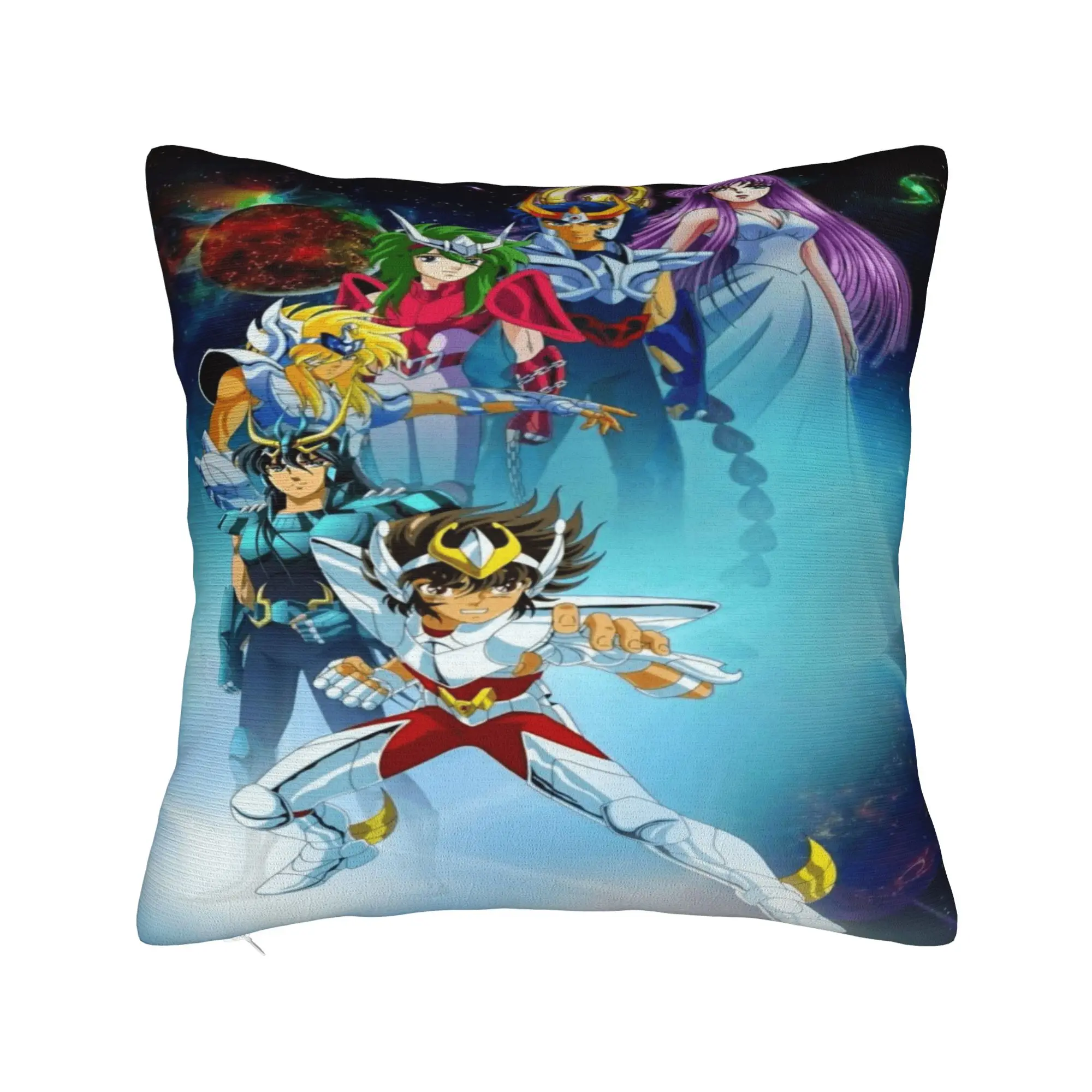 The Knights Pillow Case Saint Seiya Cute Funny Pillow Cover Soft Pillowcases For Couch Sofa Bedroom