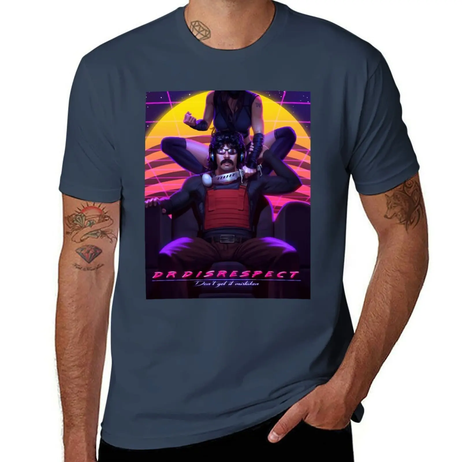

Dr Disrespect and Mrs Assassin T-Shirt UV Protection Outdoor Tee Shirt