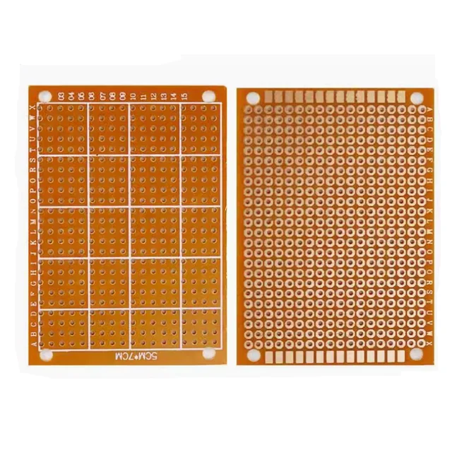 Darmowa wysyłka 10 sztuk 5*7cm DIY prototyp papieru PCB uniwersalny eksperyment matryca płytka drukowana 5x7cm