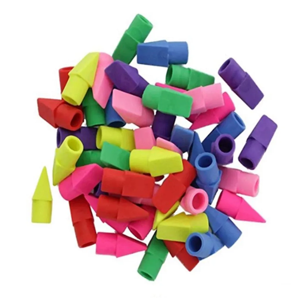 Stationery Classroom Painting for Kids Student Pencil Eraser Toppers Eraser Caps Pencil Top Erasers Pencil Erasers