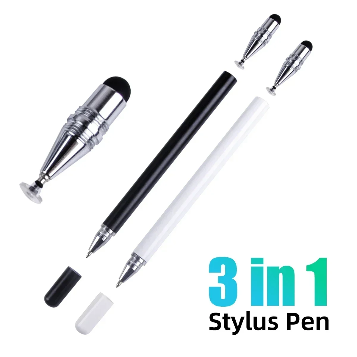 

3 in 1 Universal Stylus Pen For Mobile Tablet For iphone ipad Drawing Tablet Capacitive Touch Screen Pencil For Android Huawei