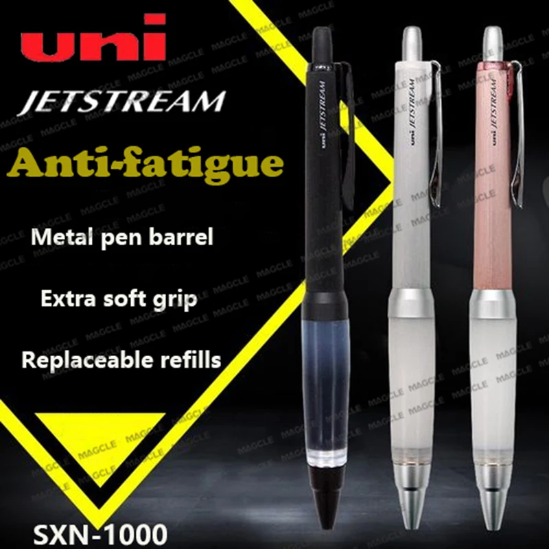 

Масляная шариковая ручка Uni Jetstream, металлический ствол, α-гель, суперкомфортная ручка, устойчивая роскошная ручка, подарок школьному учителю, деловые канцелярские принадлежности