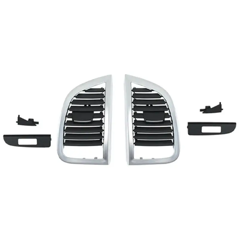 

1 Pair Front Air Conditioner Vent Grille Cover For Q7 2006-2015, Parts 4L0820901 4L0820902