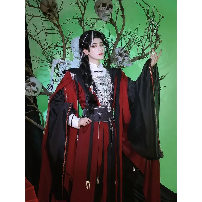 Tgcf Nier Lian Hua Cheng cosplay costume Tian Guan Ci Fu bloody rain exploring flowers Cos dress Chinese TV series Hanfu full se