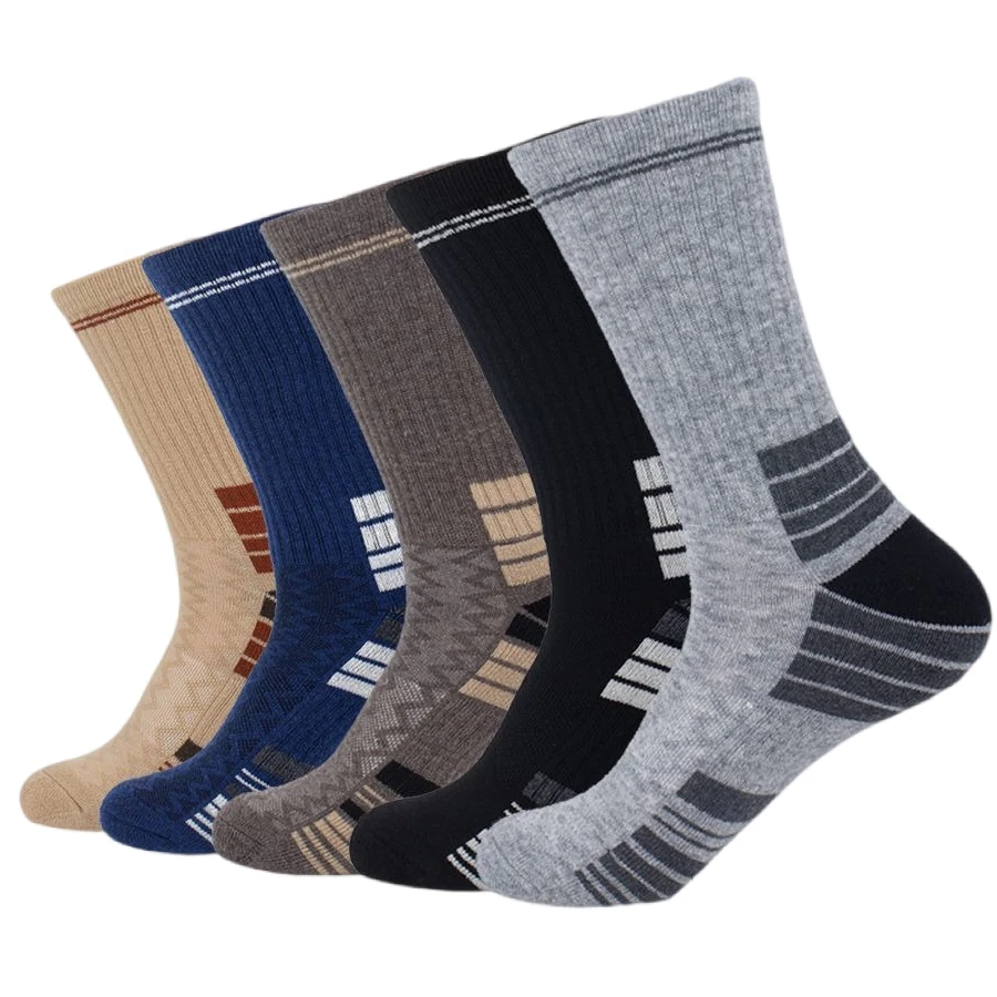 Merino Wool Hiking Socks Thick Terry Sole Shock Absorption Thermal Warm Breathable Outdoor Trekking Mountaineering Sports Socks
