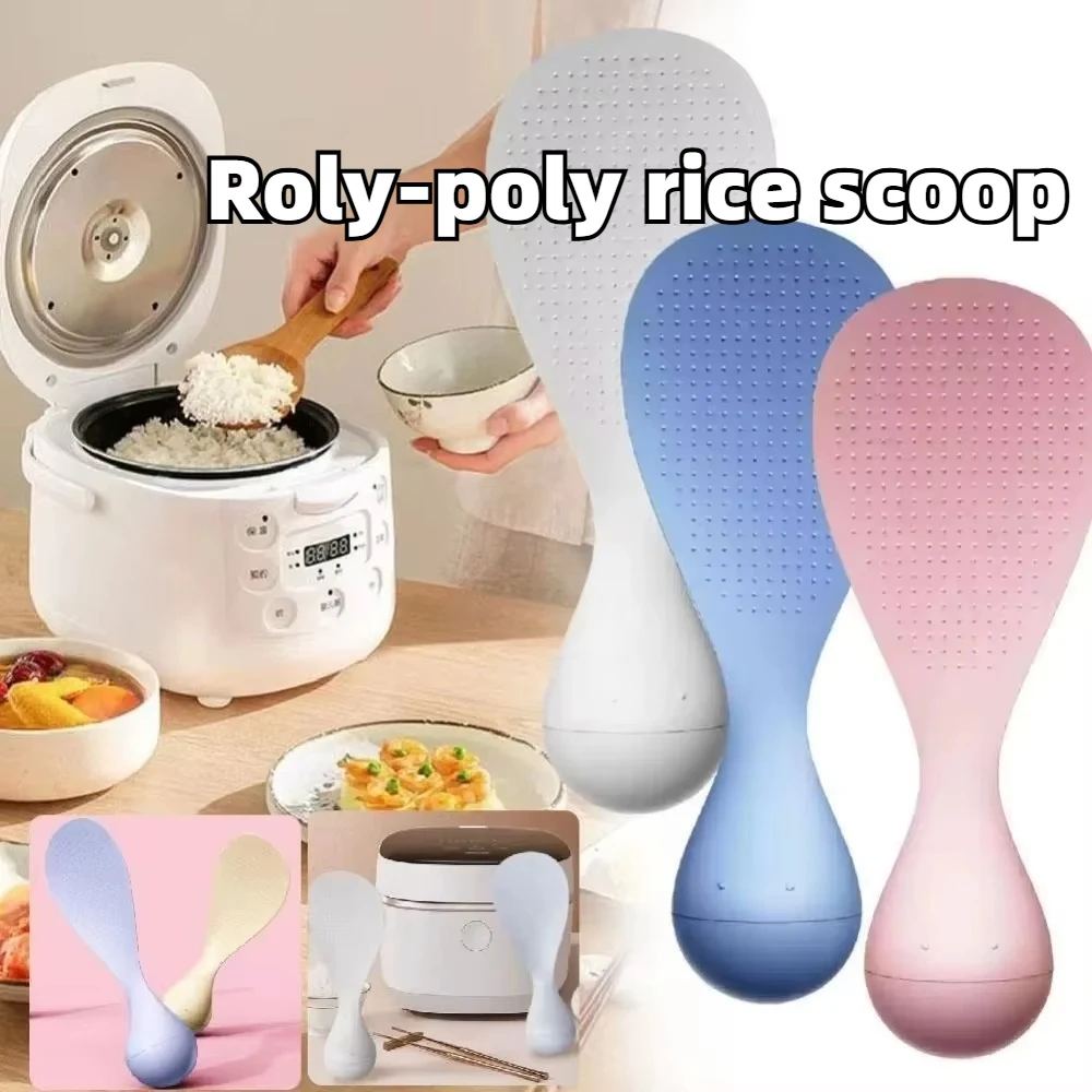 Home Tumbler Anti-Stick Rice Spoon Durable Thickened Standin