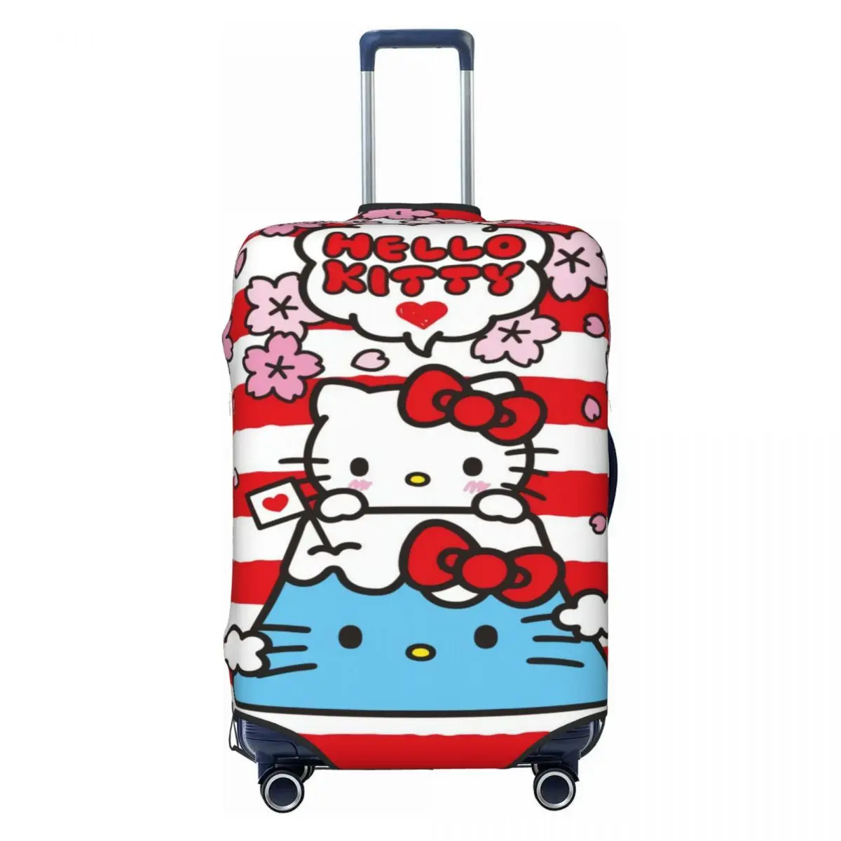 

Cute Cute Hello Kitty Luggage Cover Protector Dust Proof Anime Cat Travel Suitcase Covers