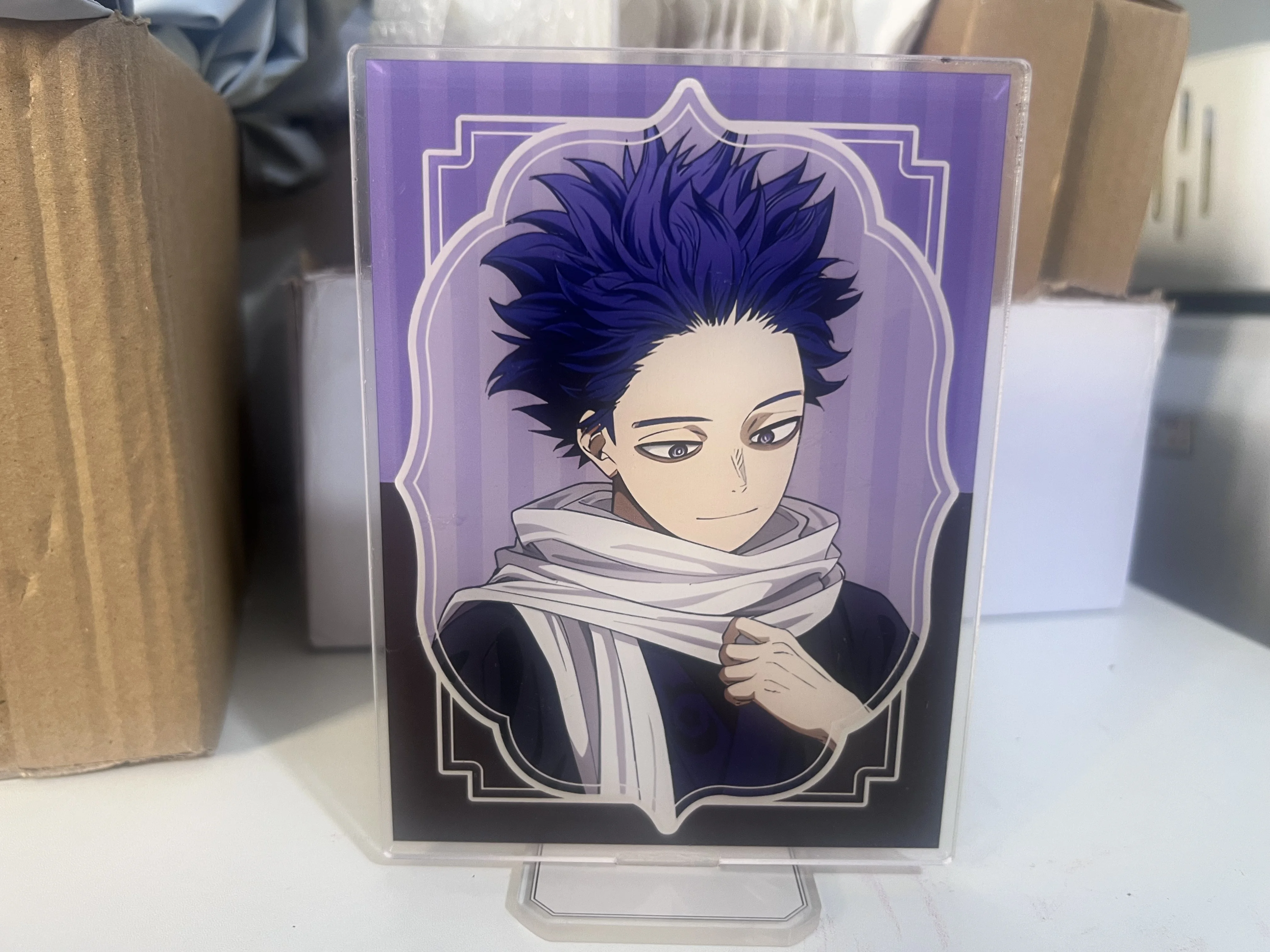 

New Anime My Hero Academia Acrylic Stand Model Figure Cosplay Plate Holder Topper Fans Christmas Desk Decor Plate Gift 15Cm Only