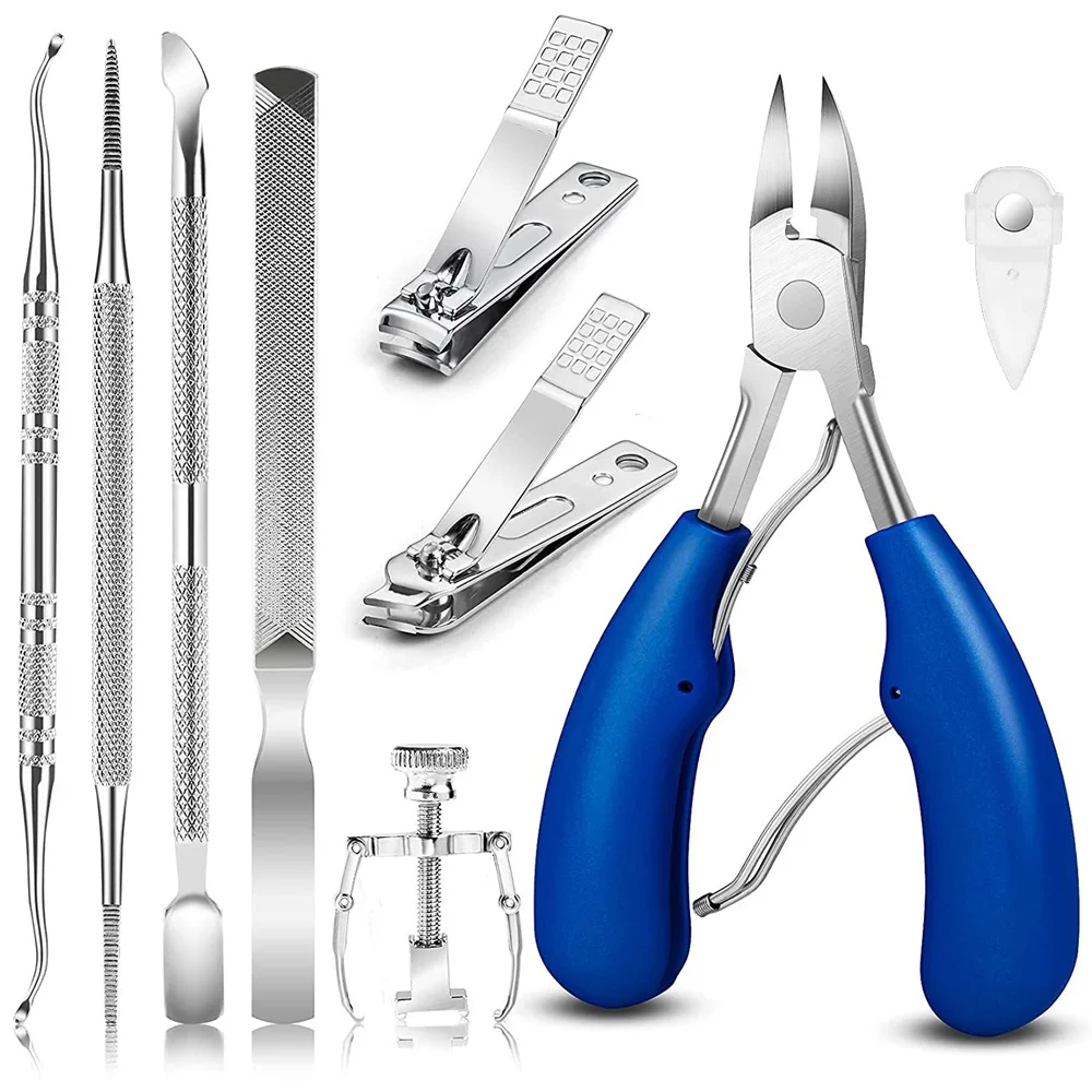 

A Sturdy Toenail Clipper Set Suitable for Thick Nails and Internal Nails, with 7PC Stainless Steel Toenail Clippers for Trimming