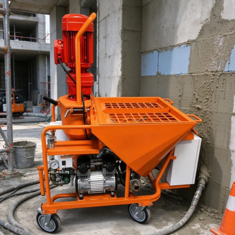 High Efficiency Wall Plastering Machinery for Gypsum Plastering
