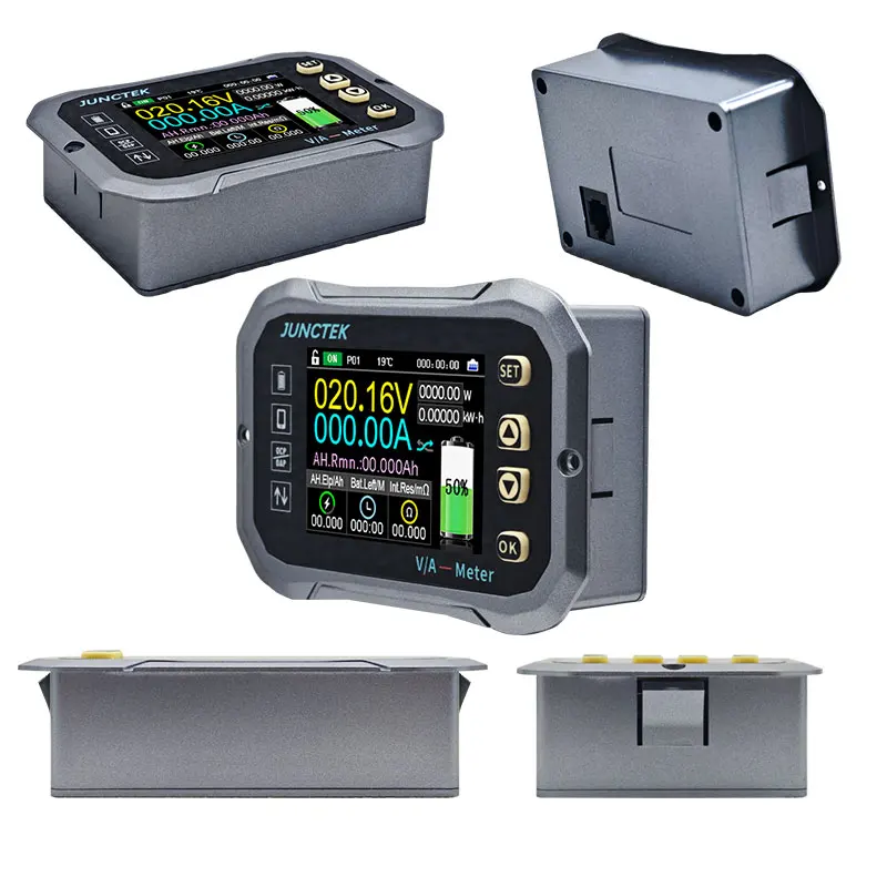 Imagem -03 - Bluetooth Indicador de Capacidade Medidor Coulomb Indicador de Capacidade Tensão Corrente va Kg140f dc 0120v 100a 400a