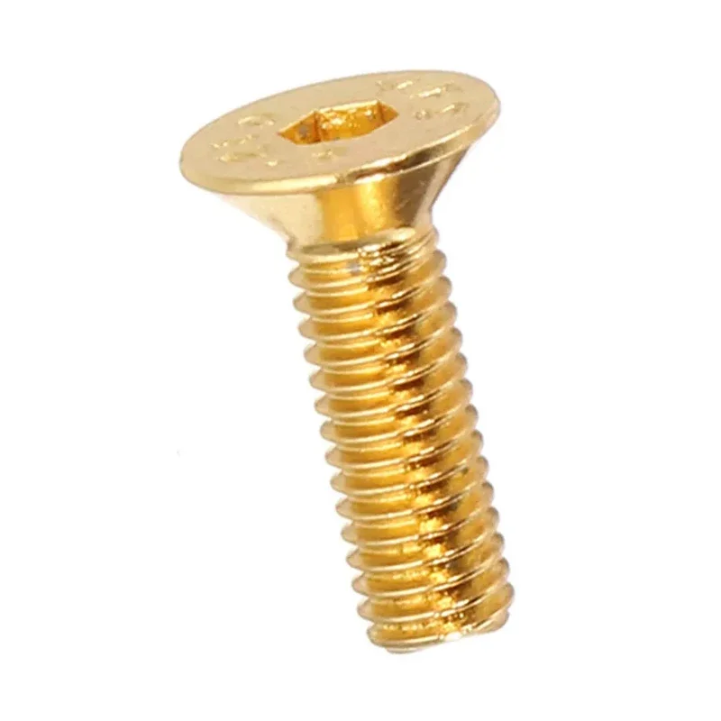 Grade 12.9 Plating Titanium Plating Gold Allen Bolts M2 M2.5 M3 M4 M5 Socket Hexagon Countersunk Head Screw DIN7991