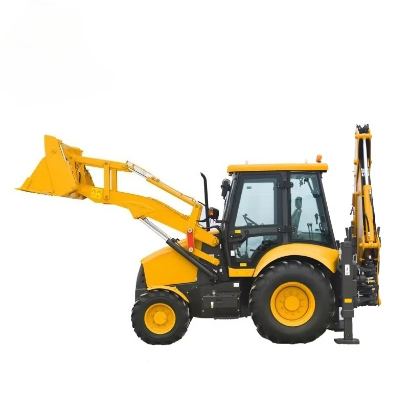 Compact Skid Steer Loader with Bucket and Attachments, Mini Loader for Farm, Construction, Snow Removal, Landscaping