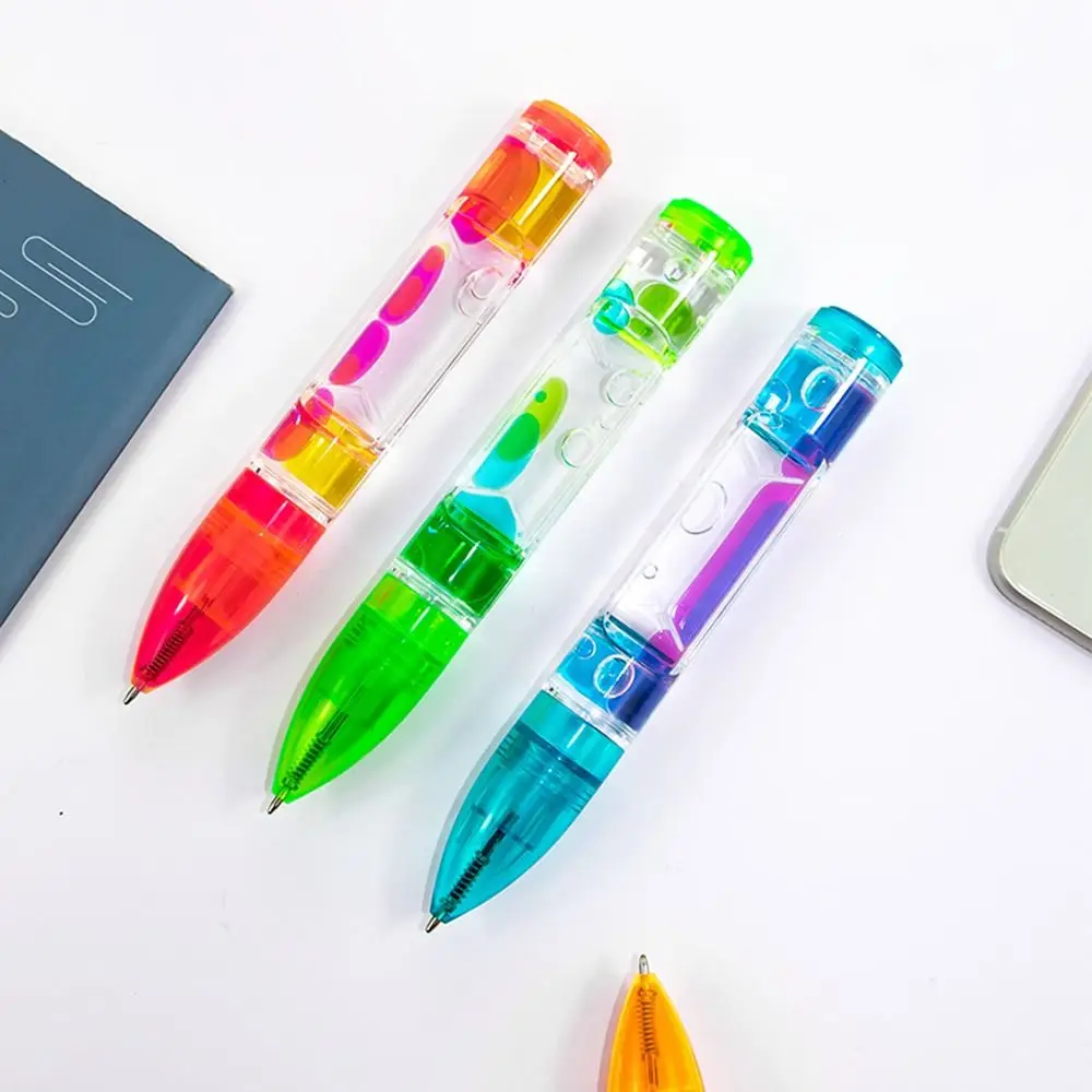 

Жидкий таймер для домашнего стола, ручки с таймером жидкости, ручка-барботер с жидким движением, ручка-пузырь с жидким движением для детей и взрослых