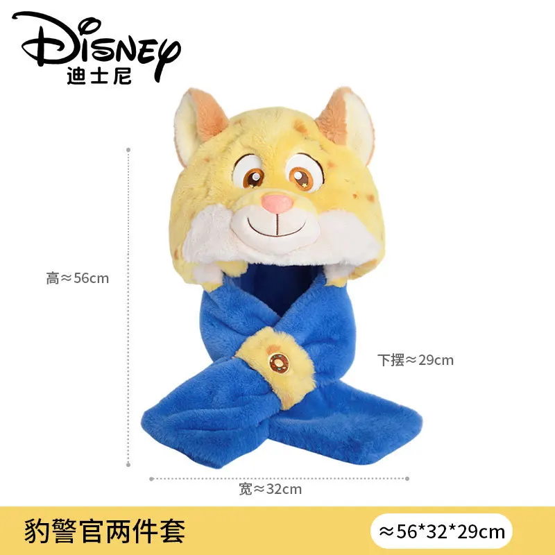 ديزني زوتوبيا نيك جودي واقية ثلاثية الأبعاد غطاء الأذن الشتاء تقليد فرو الأرنب مع المخملية السميكة الاطفال هدية الكريسماس